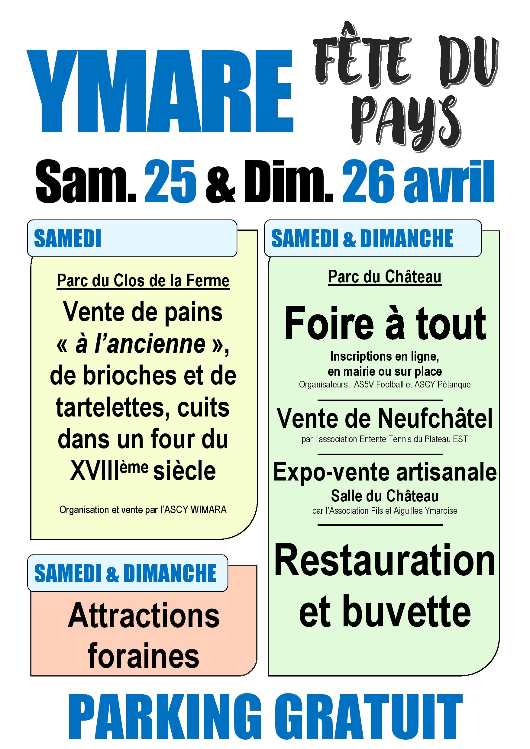 affiche foire à tout 2026